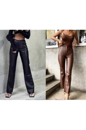 Pantalon simili cuir