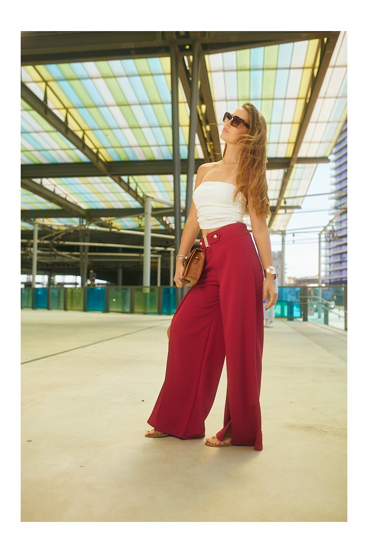 Pantalon fente