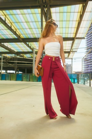 Pantalon fente
