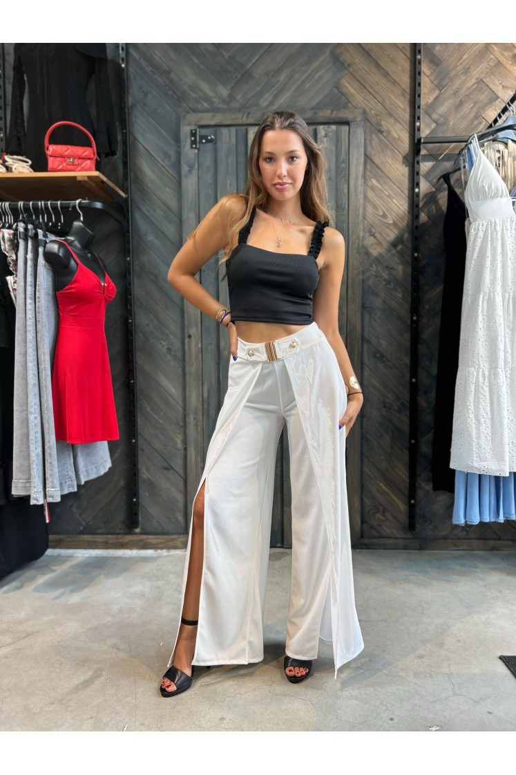 Pantalon fente