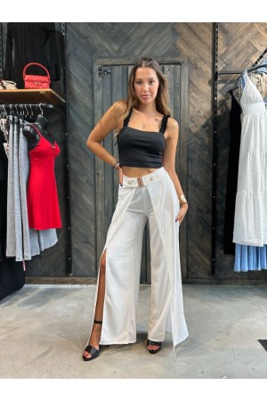 Pantalon fente
