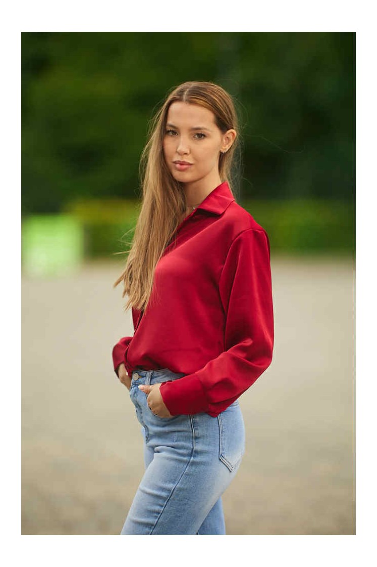 Chemisier satin