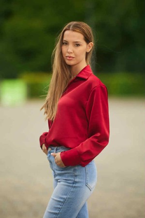 Chemisier satin