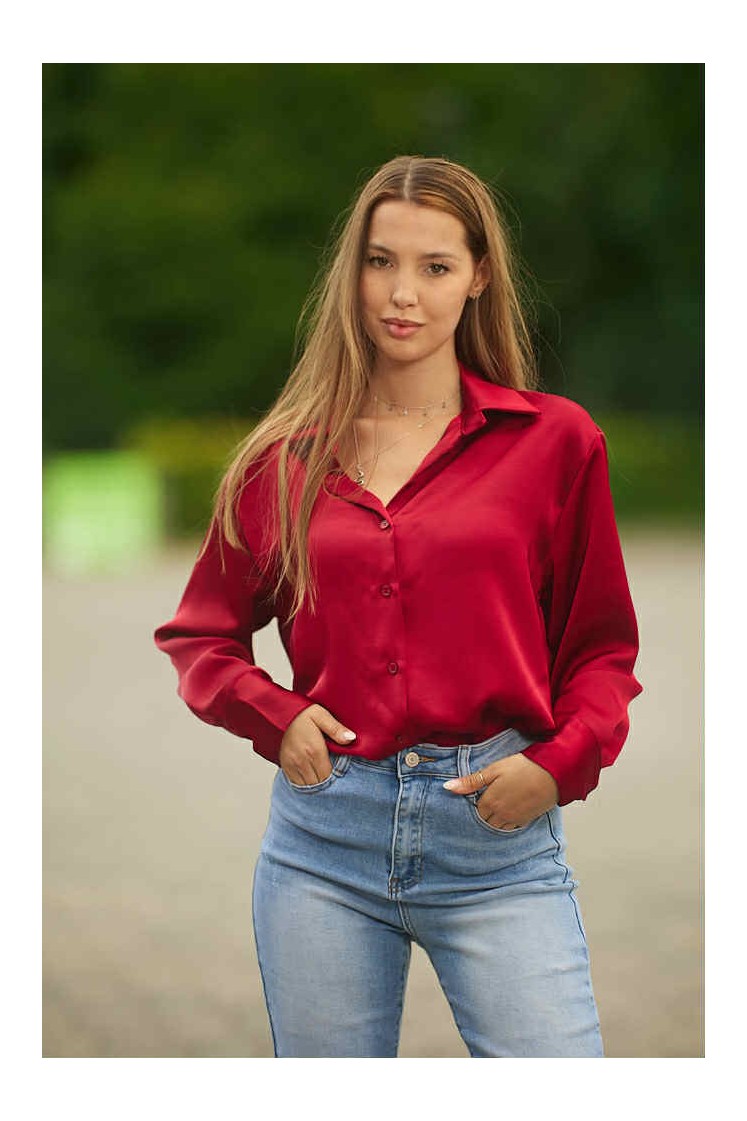 Chemisier satin
