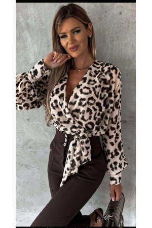 Luipaardblouse