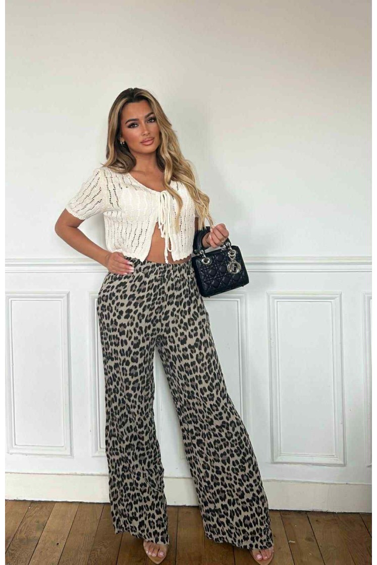 Pantalon Léopard