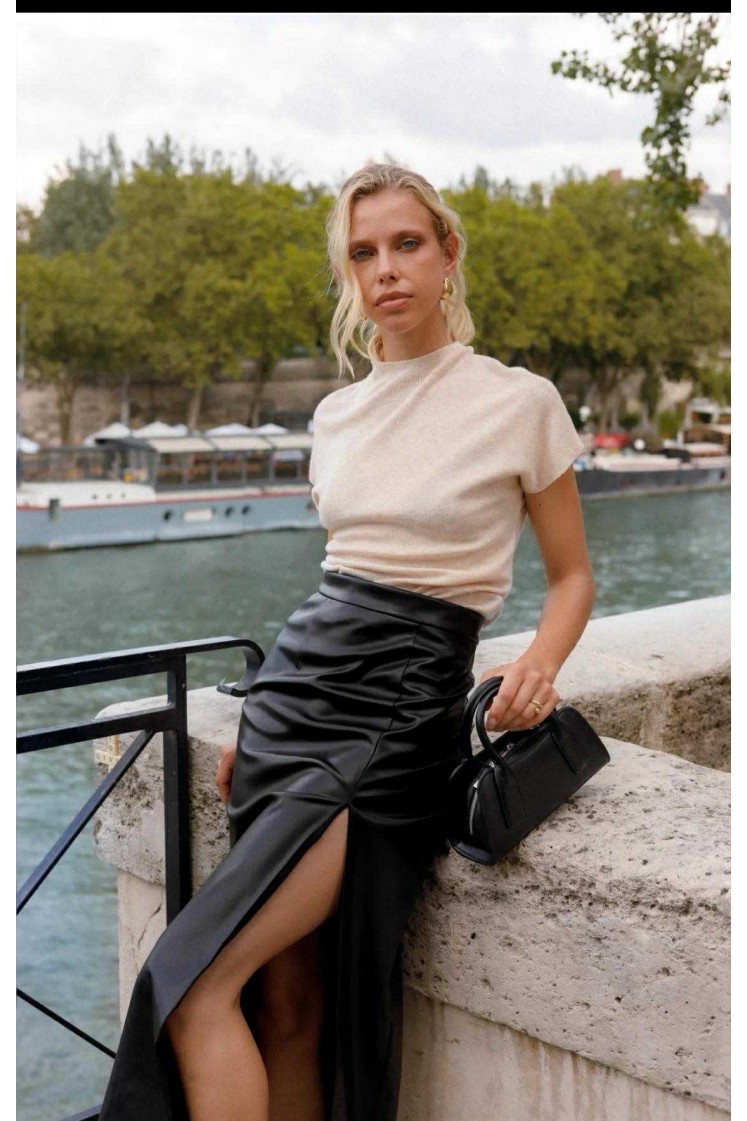 Jupe simili cuir