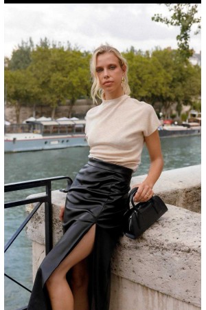 Jupe simili cuir