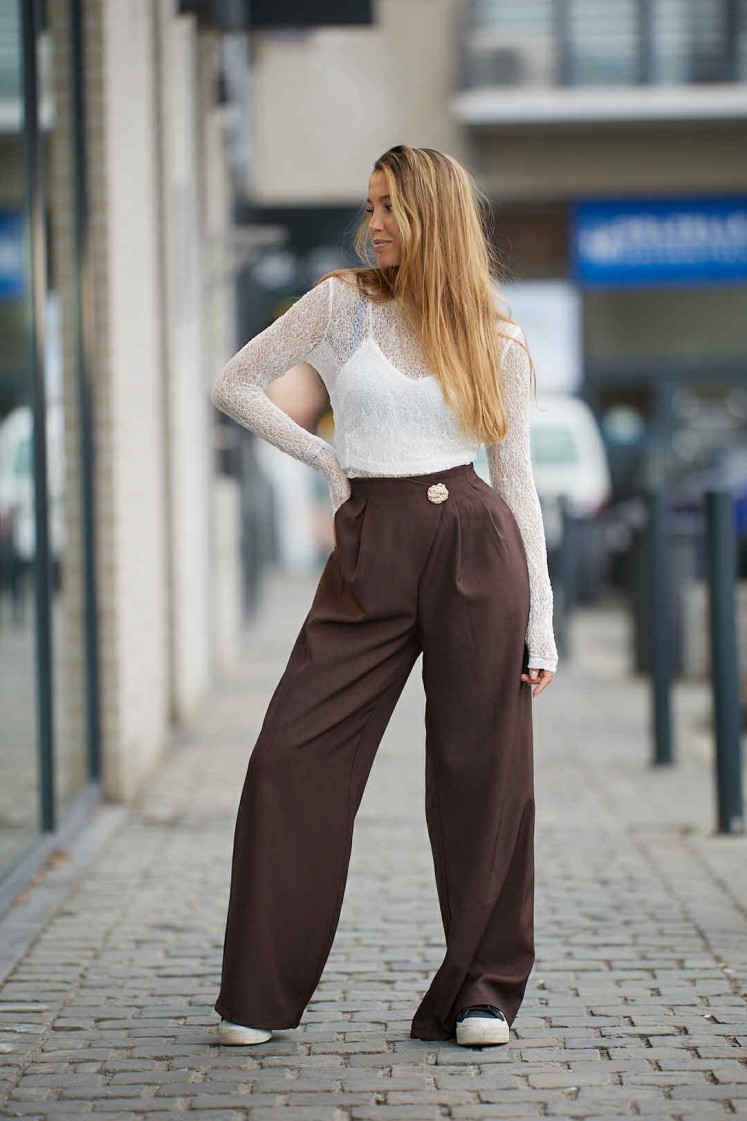 Pantalon boucle