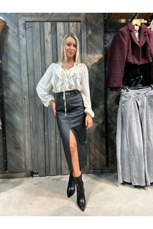 Jupe Simili Cuir Nova
