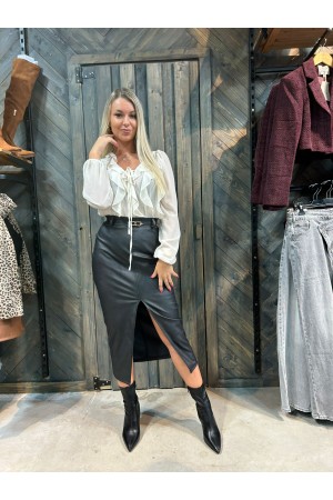 Jupe Simili Cuir Nova