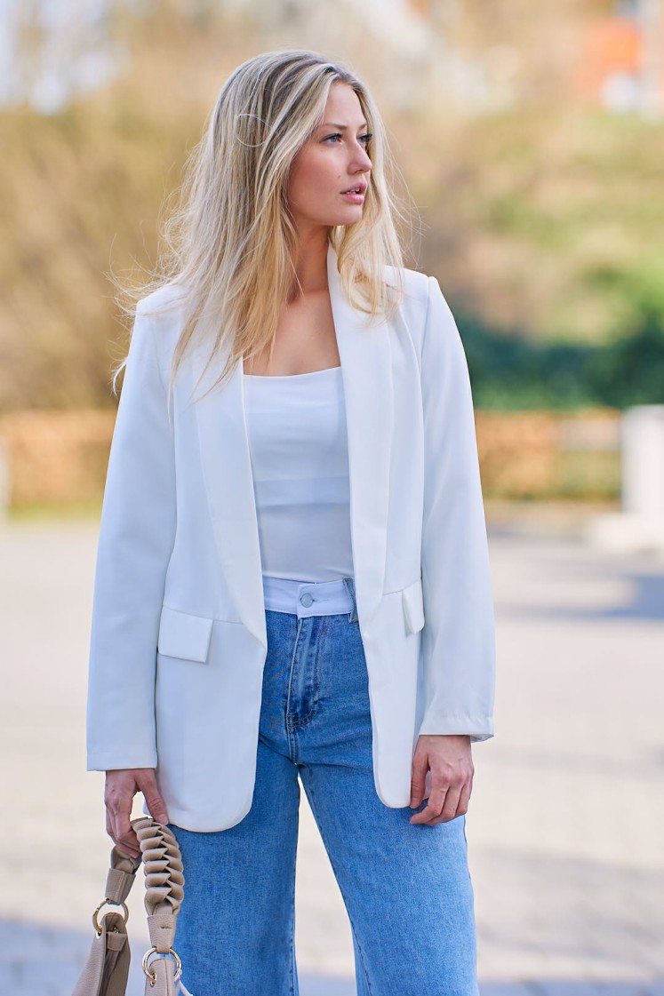 Vierkante kraag blouse