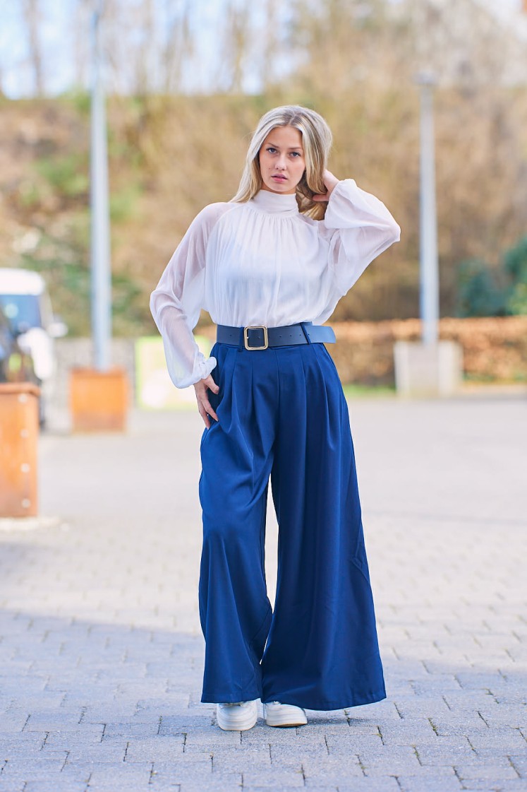 Pantalon avec ceinture