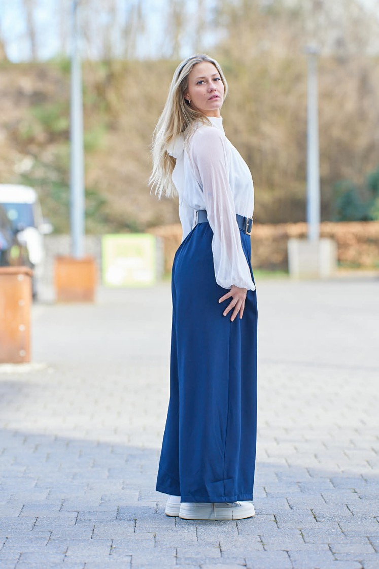 Pantalon avec ceinture