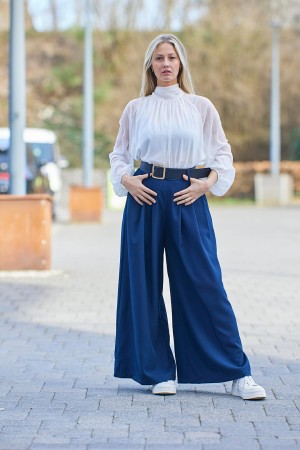 Pantalon avec ceinture