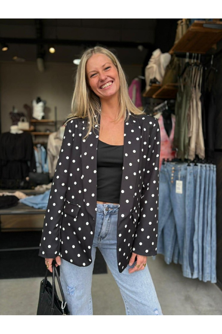 blazer à pois
