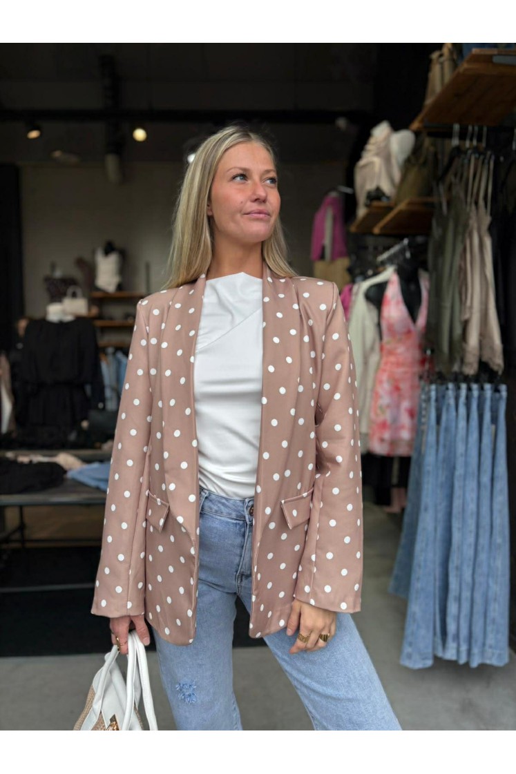 blazer à pois