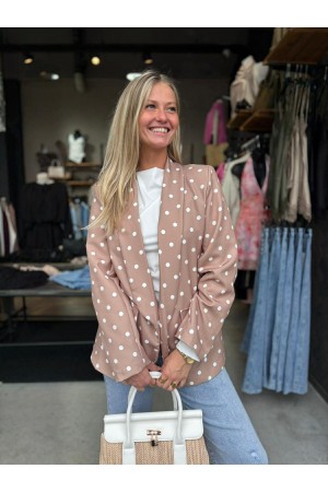 blazer à pois