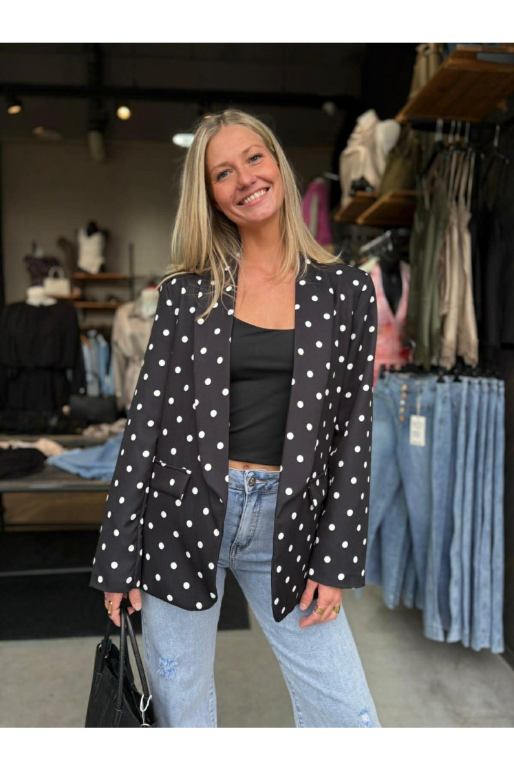 blazer à pois