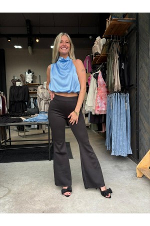 Blauwe blouse