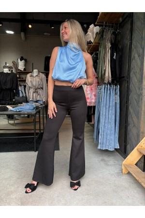 Blauwe blouse