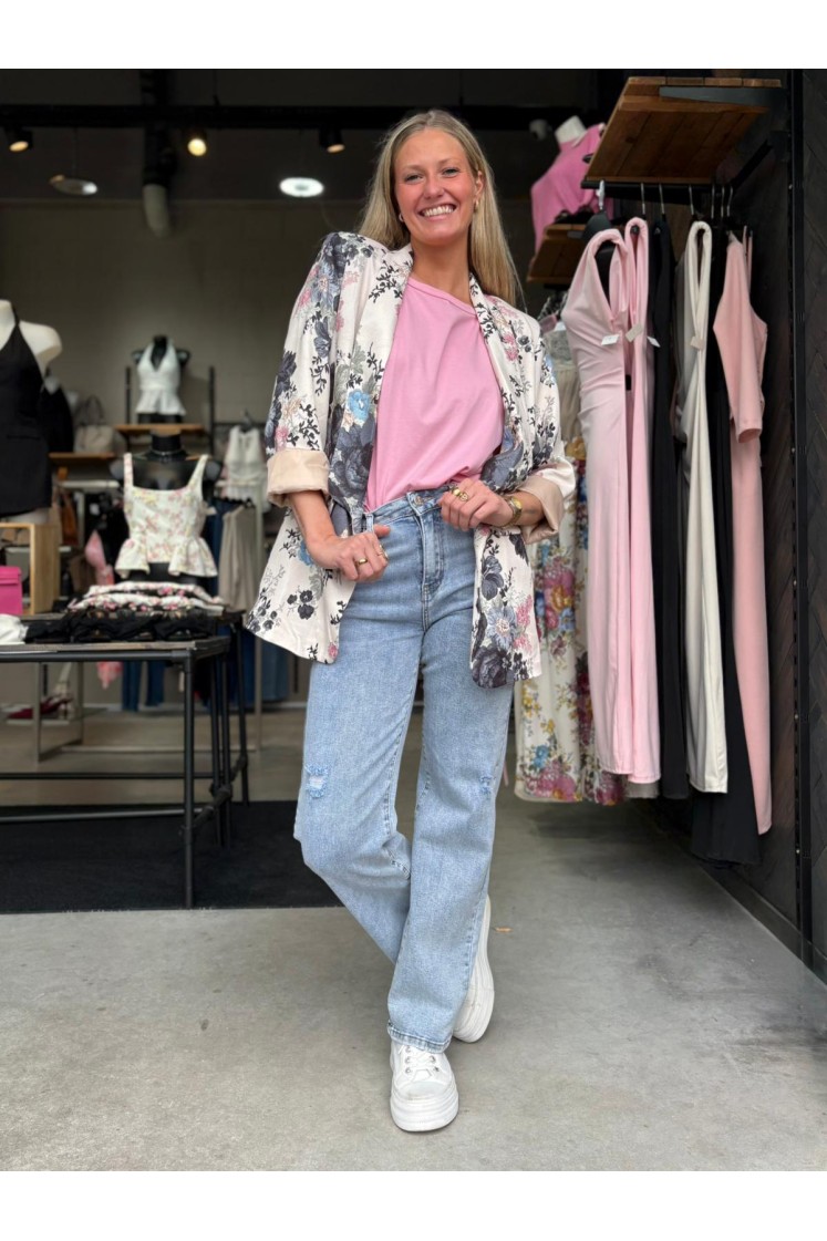 Blazer fleurie