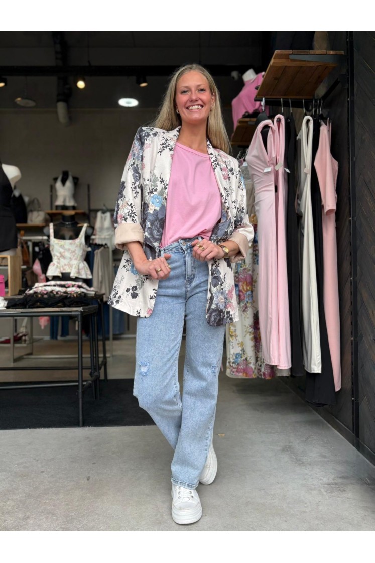 Blazer fleurie