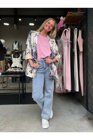 Blazer fleurie