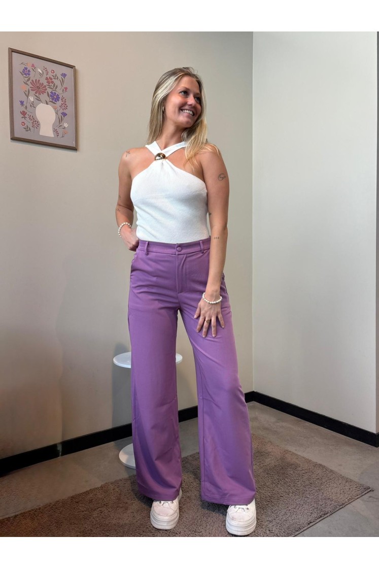 pantalon lila