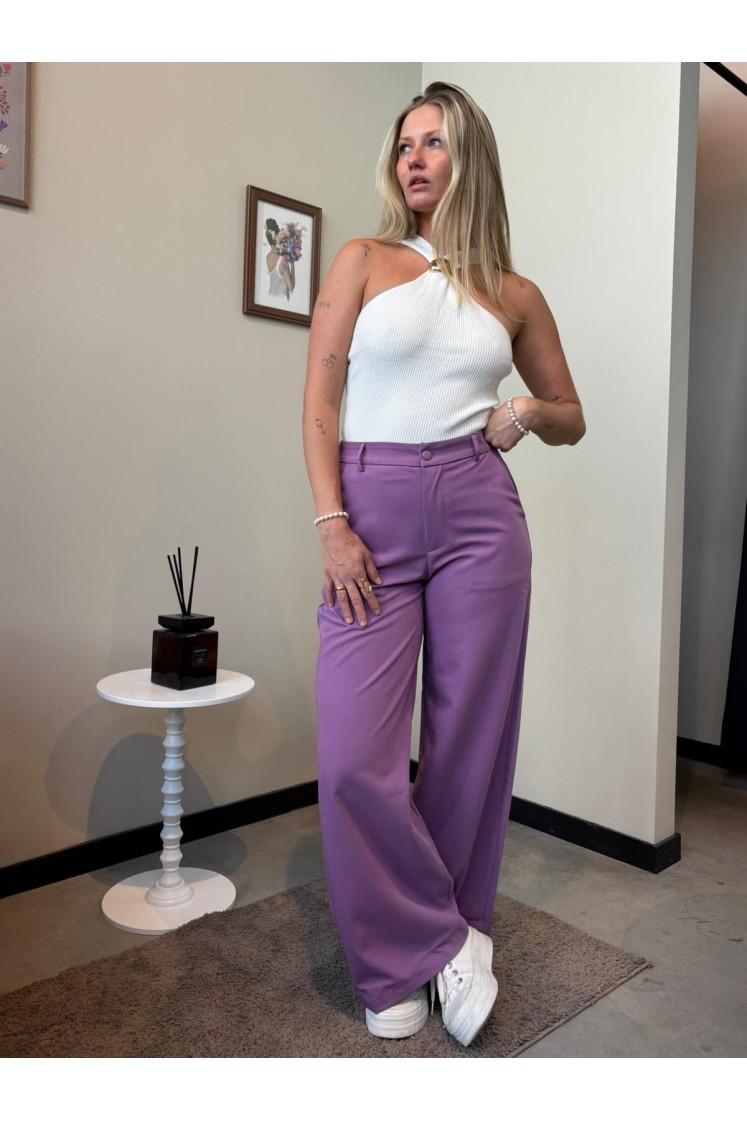 pantalon lila
