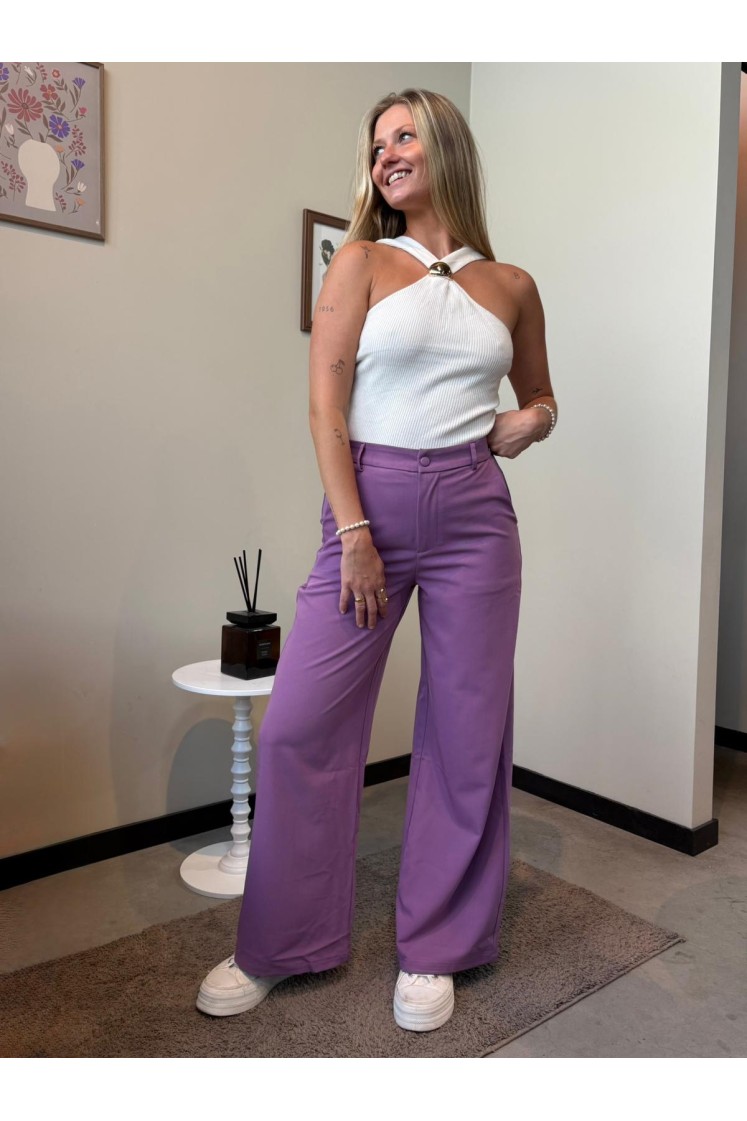 pantalon lila